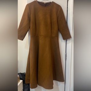 Brown seude dress